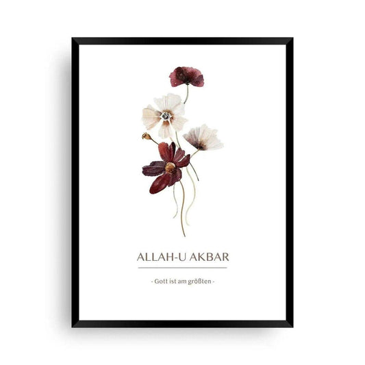 Allahu Akbar | Deutsche Übersetzung | Riera Kollektion - Wandschmuck-Shop.de
