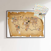 Ramadan Schatzkarte - Set mit Geschenktüten DIY Ramadan Deko - Wandschmuck - Shop.de