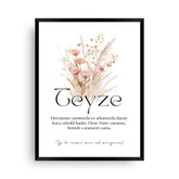 Teyze | Cicek motifli - Wandschmuck - Shop.de