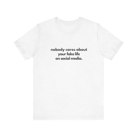 FAKE LIFE Tee - Wandschmuck-Shop.de