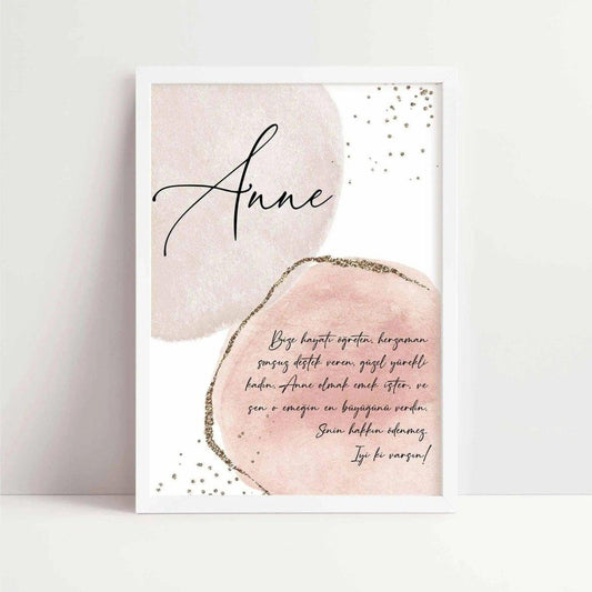 Anne | Gold Rosé - Wandschmuck-Shop.de