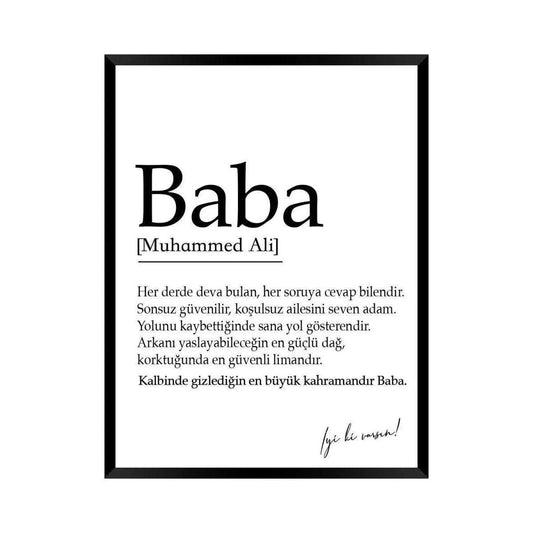 Baba Lugat | Geschenkartikel für den Vater | Aile - Wandschmuck-Shop.de