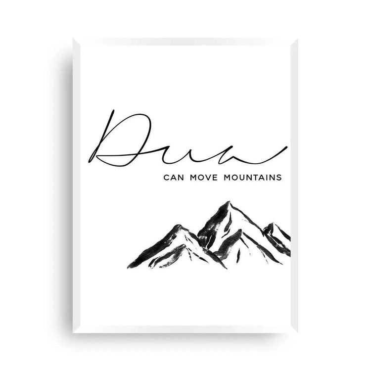 Dua - Can move mountains - Wandschmuck-Shop.de