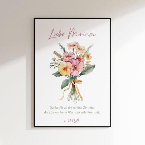 Erzieherin Abschiedsgeschenk - Wandschmuck - Shop.de