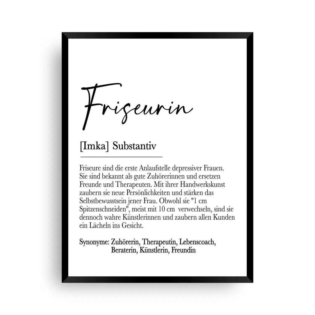 Wertschätzungsgeschenk Für Friseure – Lustige Make-up-Tasche 25x17 Cm, Baumwolle-Leinen