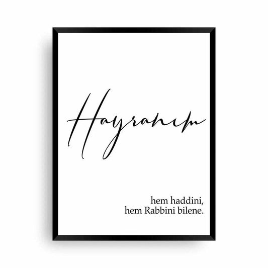 Geschenk Hayranim - Ich bin fasziniert - Wandschmuck-Shop.de