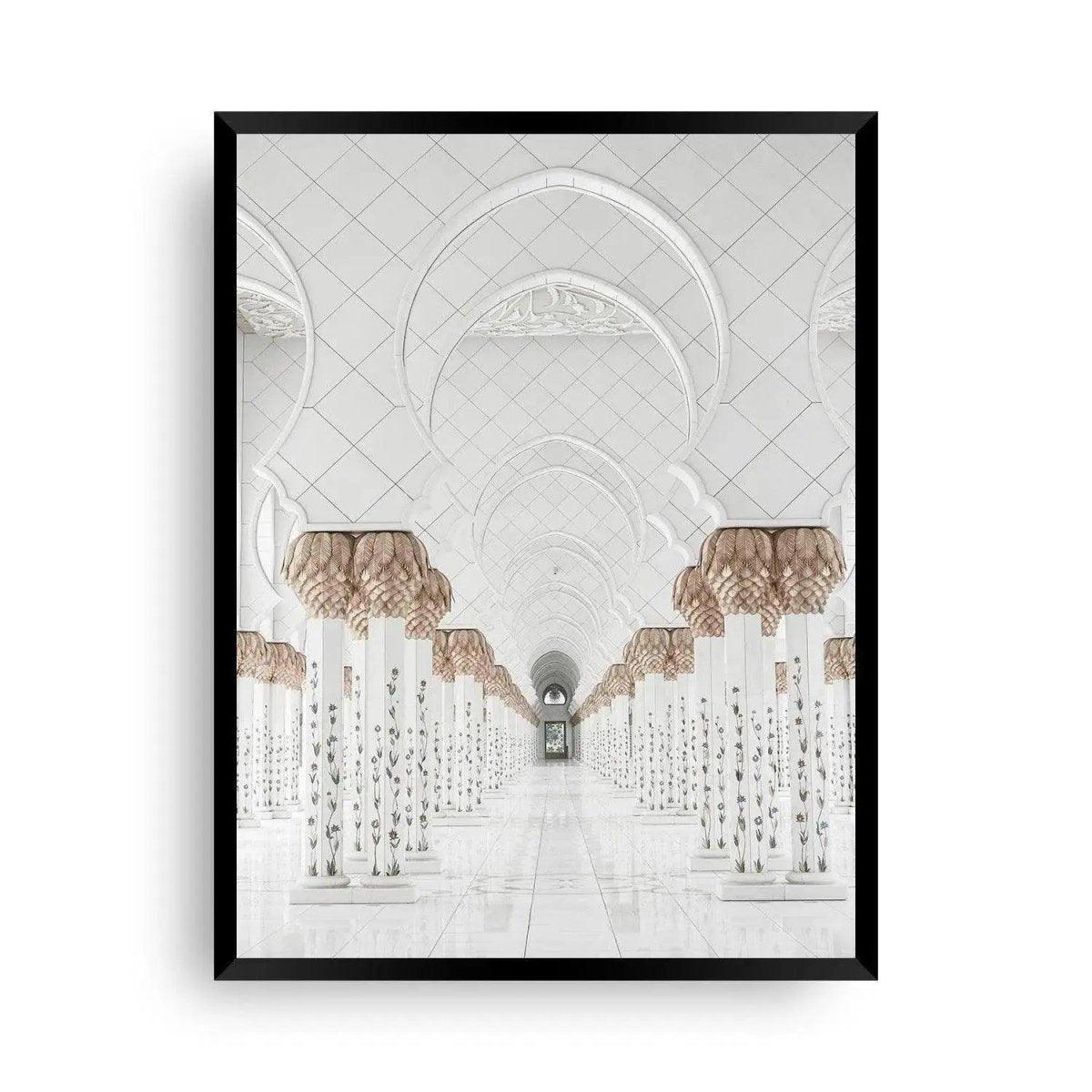Mosque in Abu Dhabi | Architektur in Kunst - Wandschmuck - Shop.de