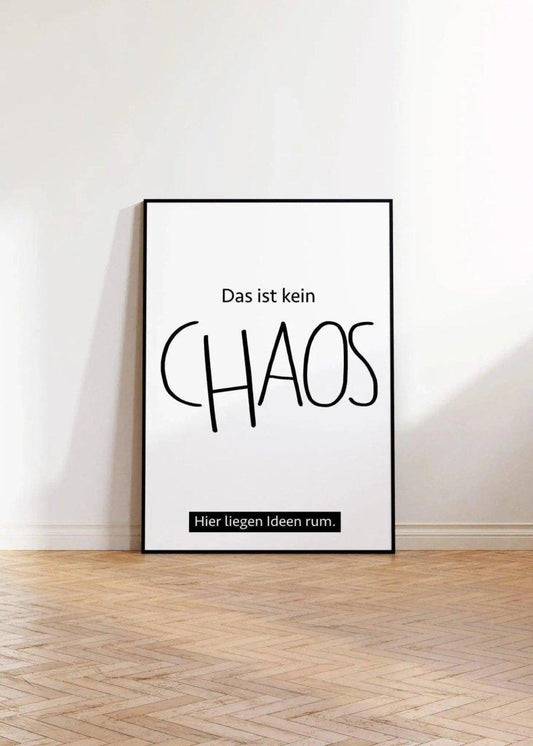 Poster Chaos | Ein Poster Design für das Büro - Wandschmuck-Shop.de