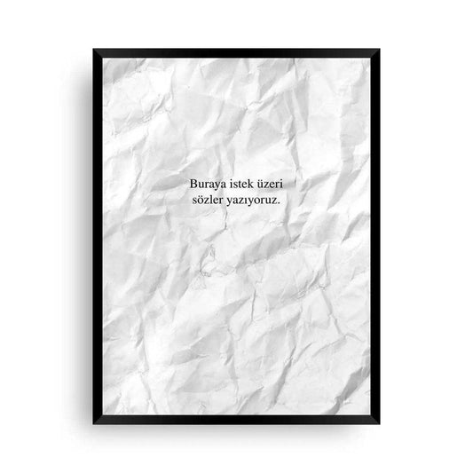 Wunschbild | Unikat Papier - Wandschmuck-Shop.de
