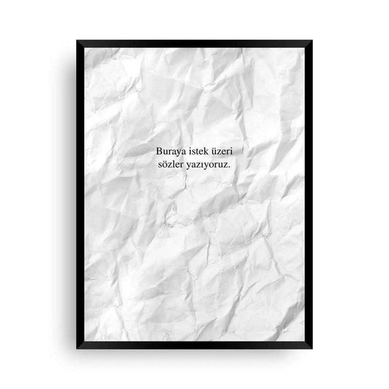 Wunschbild | Unikat Papier - Wandschmuck-Shop.de
