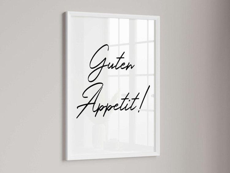Guten Appetit | Ein Poster für die Küche - Wandschmuck-Shop.de